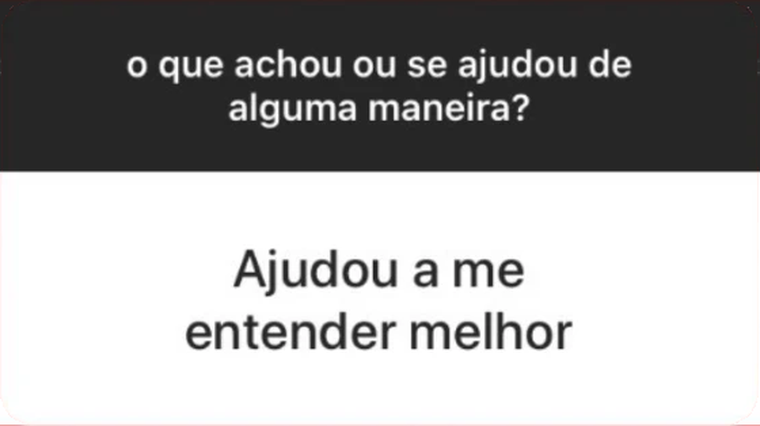 Feedback de cliente sobre leitura astrológica: “Ajudou a me entender melhor”